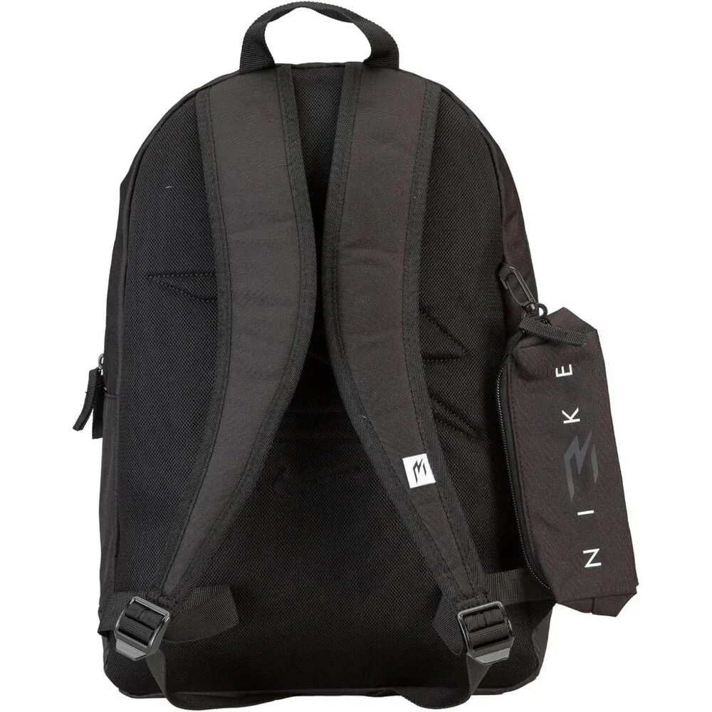 Nike 3 Brand Backpack with Matching Pencil Case - Black - One Size (18L)